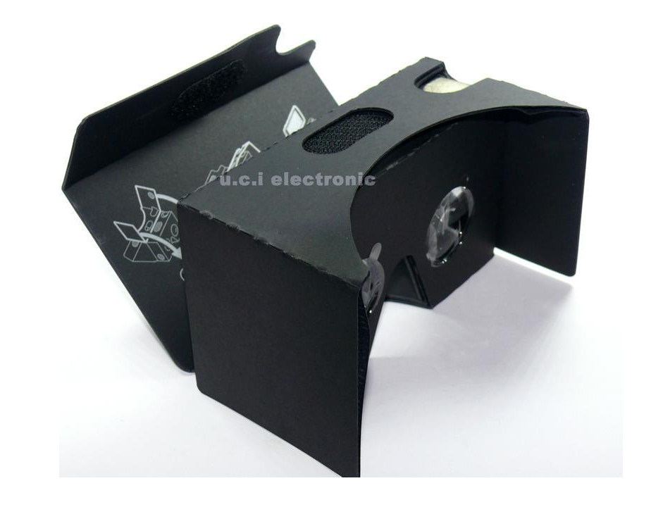 【UCI電子】(二T-2) VR cardboard 3D VR眼鏡 頭戴式手機虛擬實境3d紙盒 VR