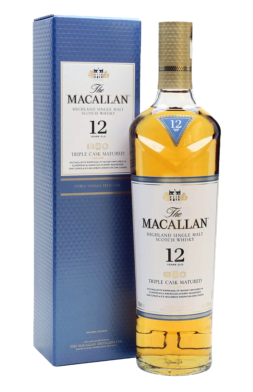 Macallan 12 Year Old Triple Cask Matured 700mL