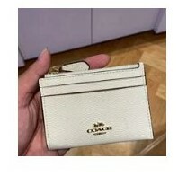 [S] COACH F8850 MINI SKINNY ID CASE,CHALK, 193971493503 (SCO234)