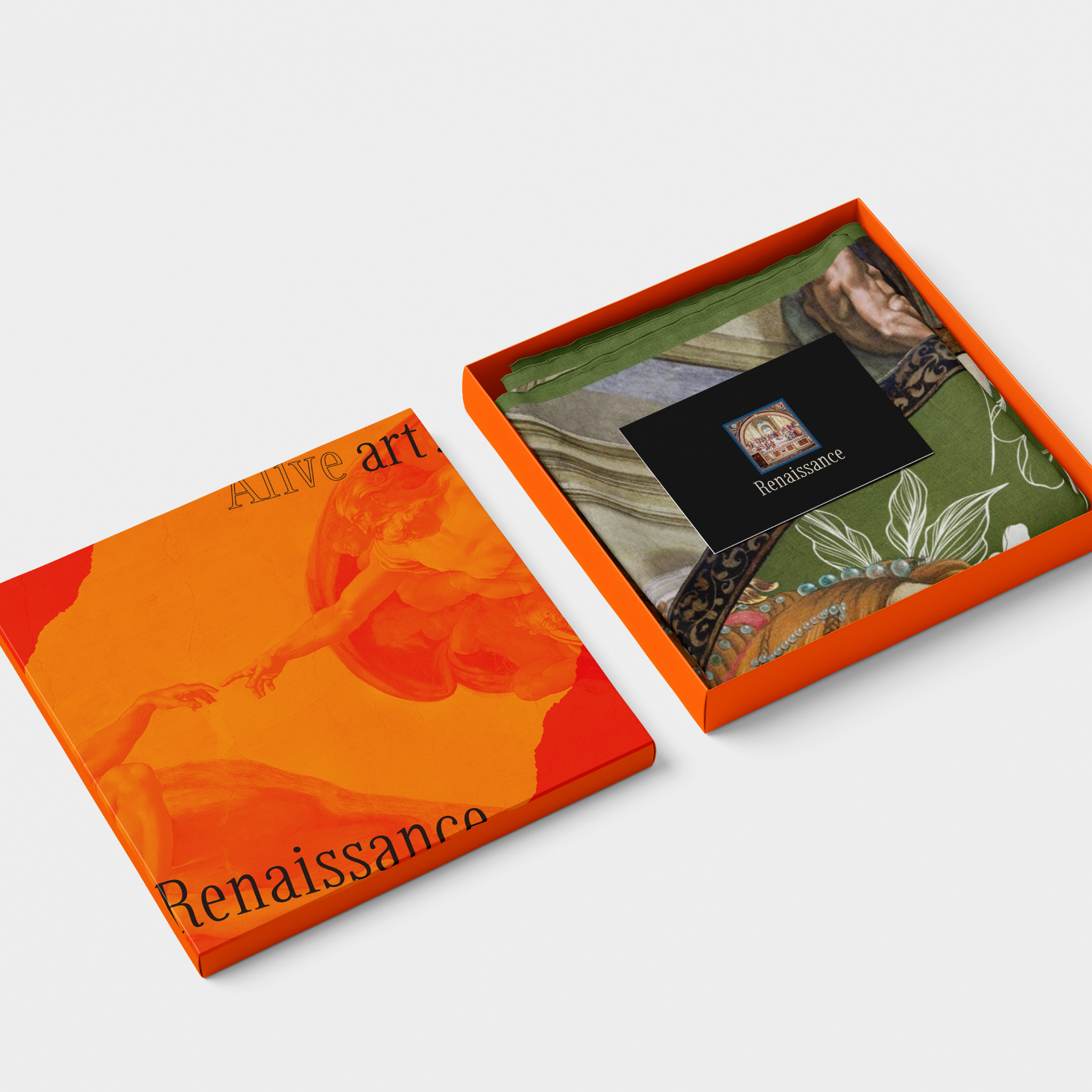 文藝復興中絲巾｜波提且利《年輕女子》