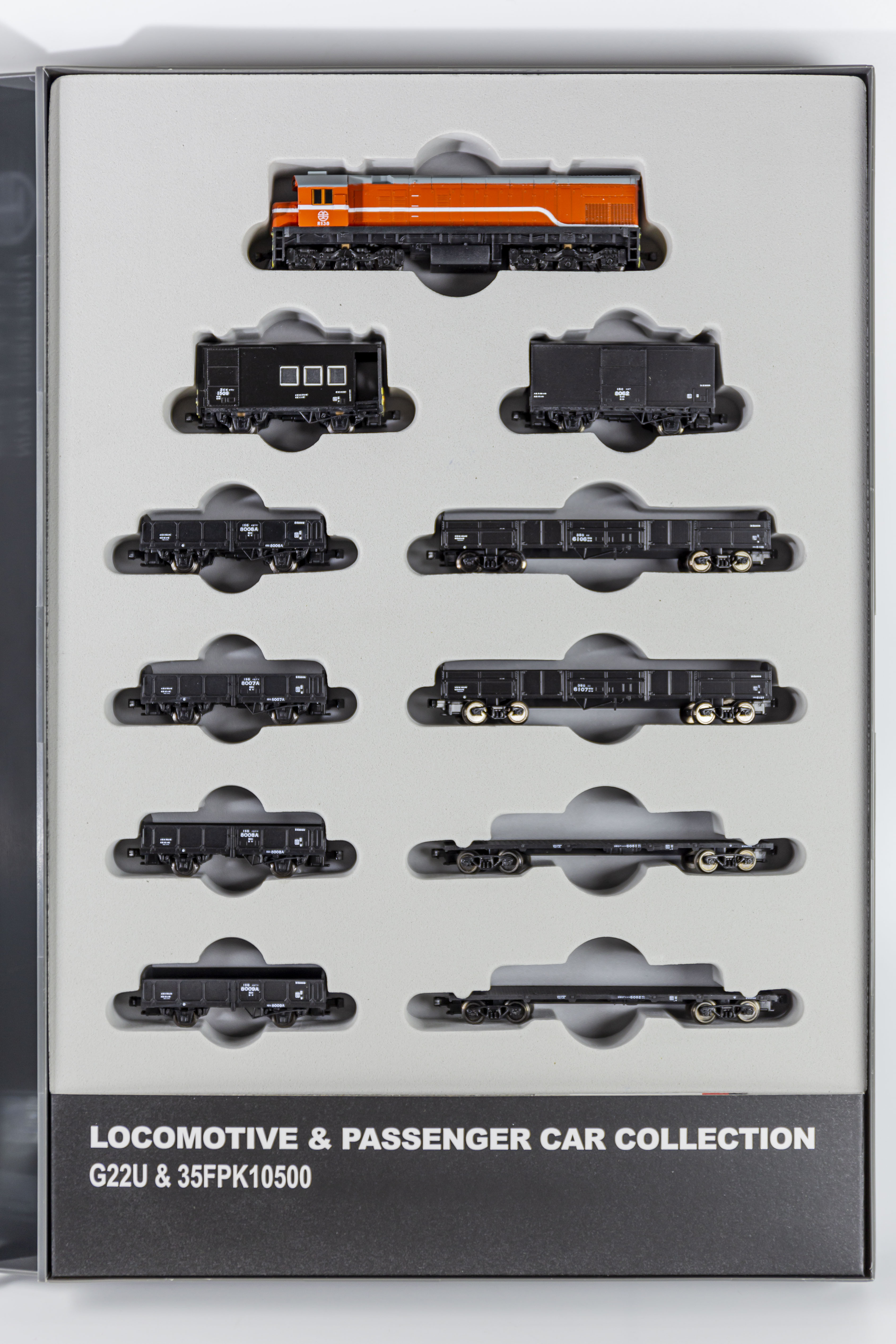 鐵支路 VC2002 N規 R100(橘) 貨列車輛組