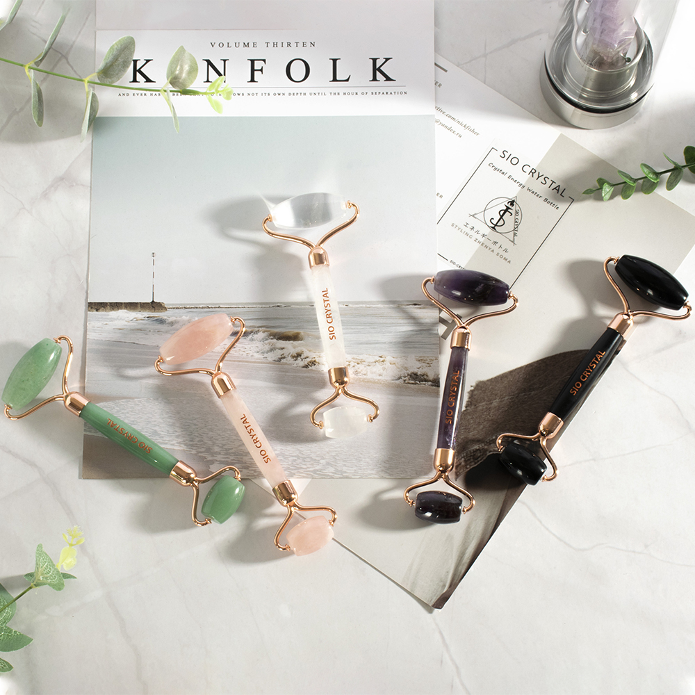 滾輪按摩器【水晶滾輪美容儀】五種水晶可選