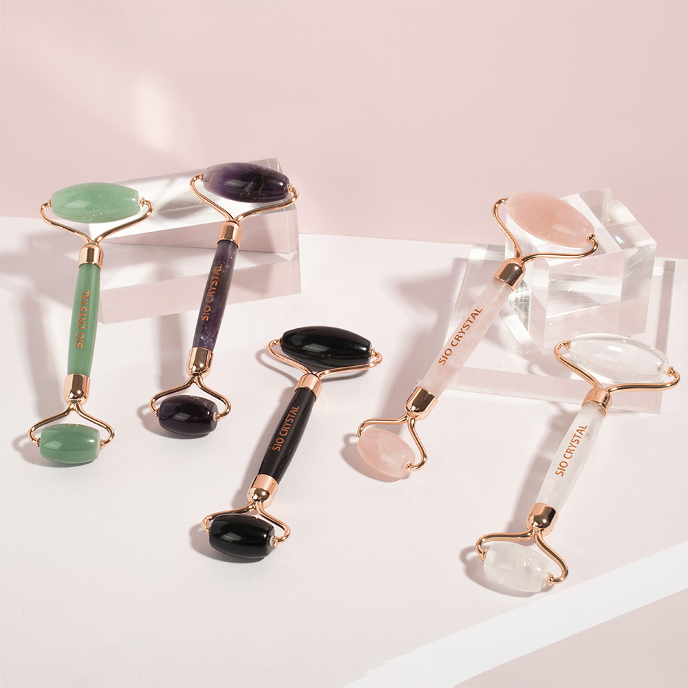滾輪按摩器【水晶滾輪美容儀】五種水晶可選