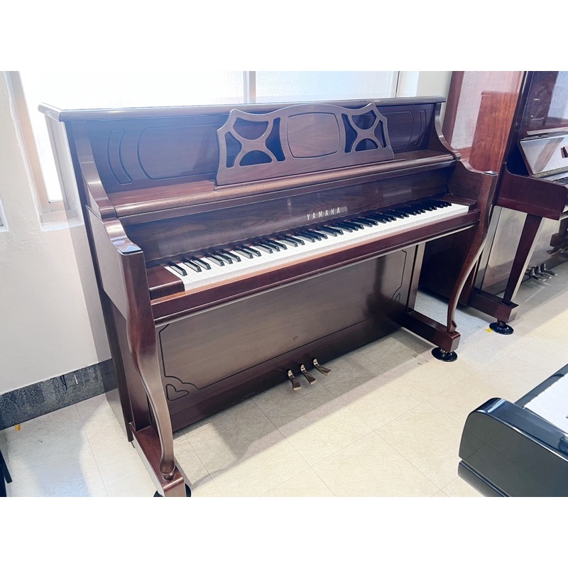 嚴選鋼琴 YAMAHA-M3R山葉鋼琴 古典復古型 彎腳 中古鋼琴 二手鋼琴 線上選琴 漢麟樂器 保固3年終身保修