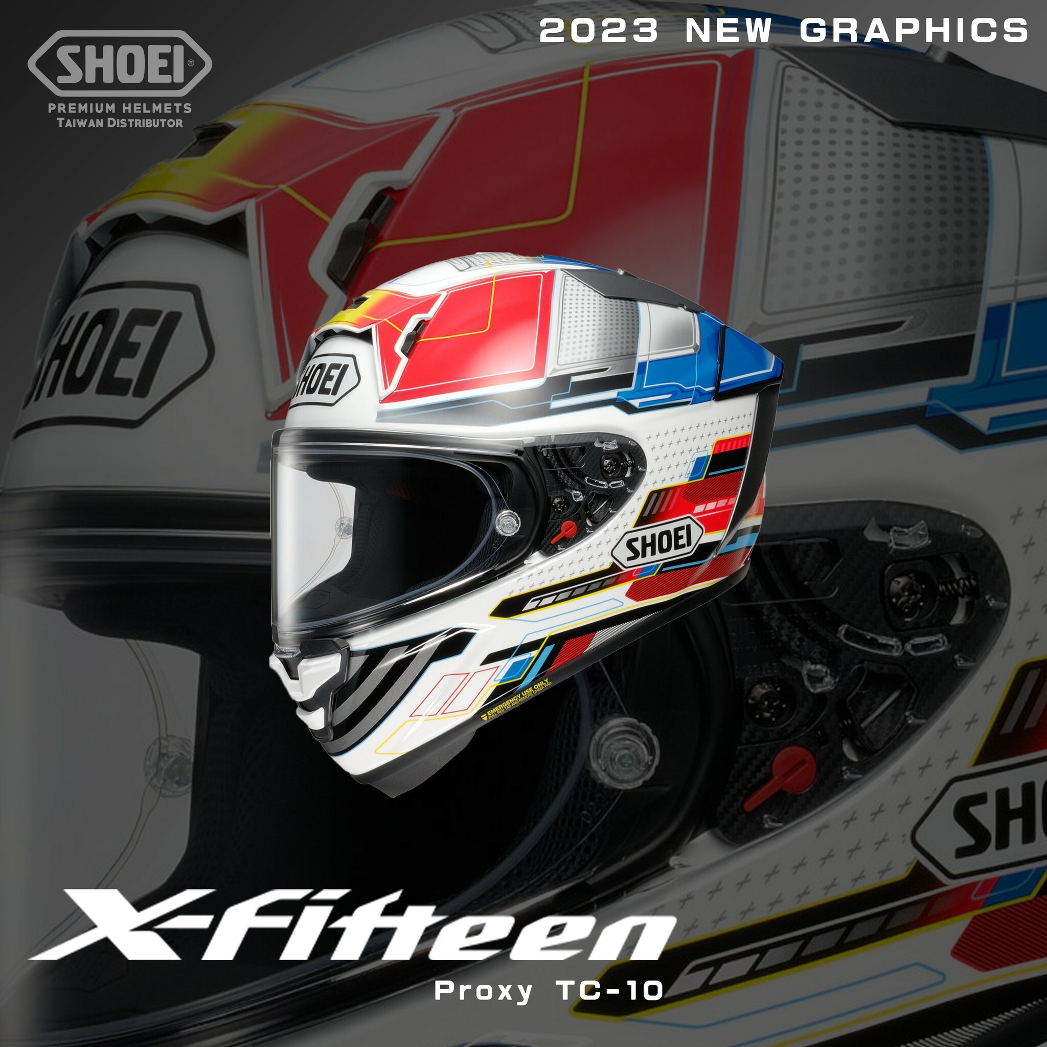 SHOEI X-FIFTEEN X15 Proxy 彩繪款頂級賽道帽全罩式安全帽