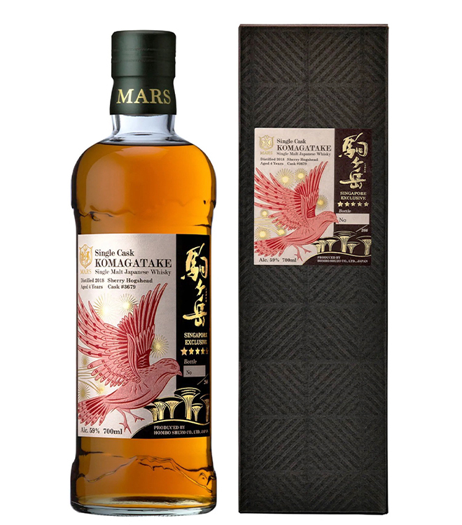 本坊酒造 信州蒸溜所 Mars 駒之岳 2018 雪莉猪頭桶 #3679 單桶威士忌 700mL