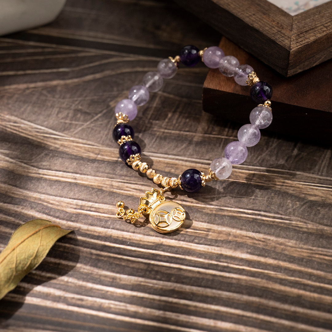 【古韻】紫氣東來-紫水晶手鍊