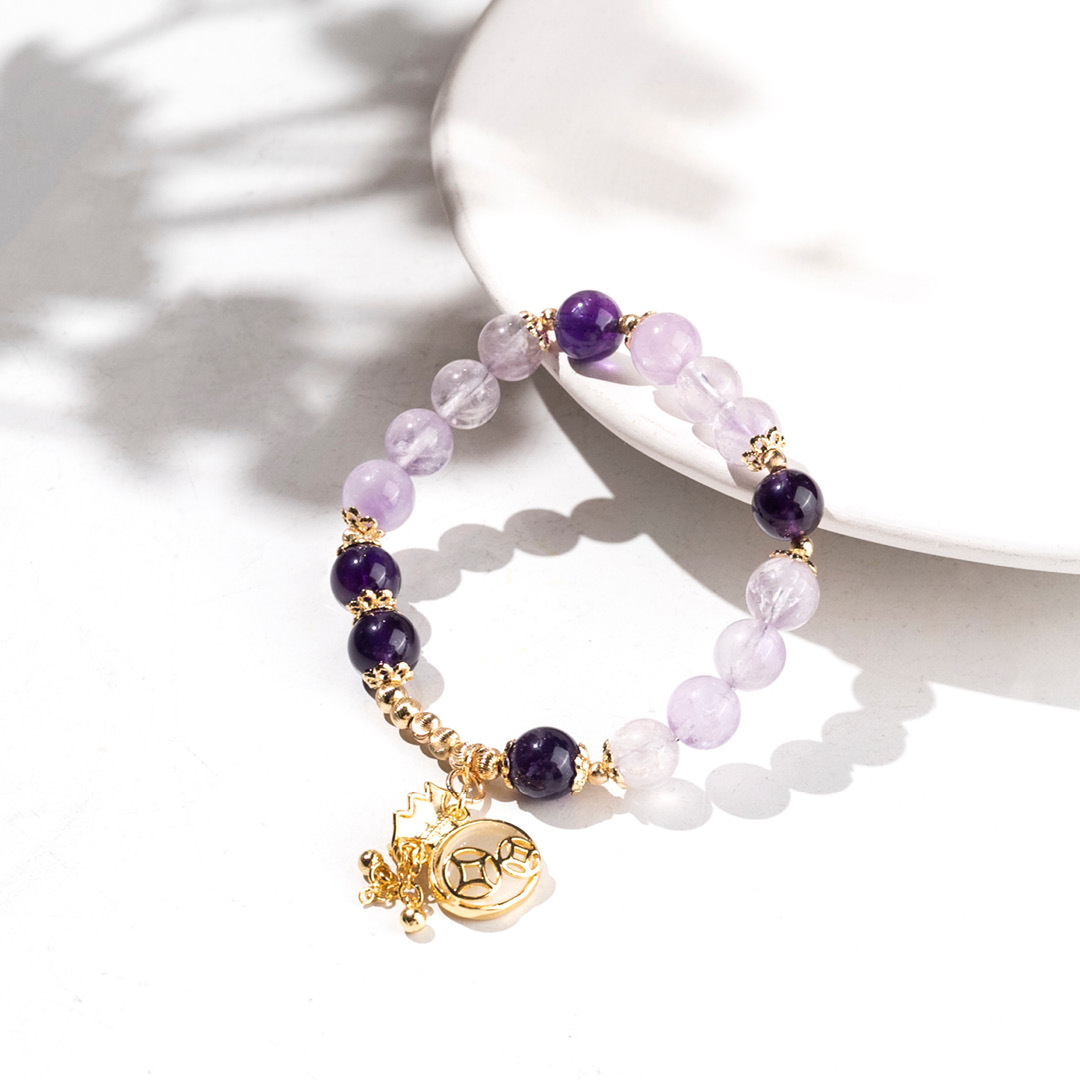 【古韻】紫氣東來-紫水晶手鍊