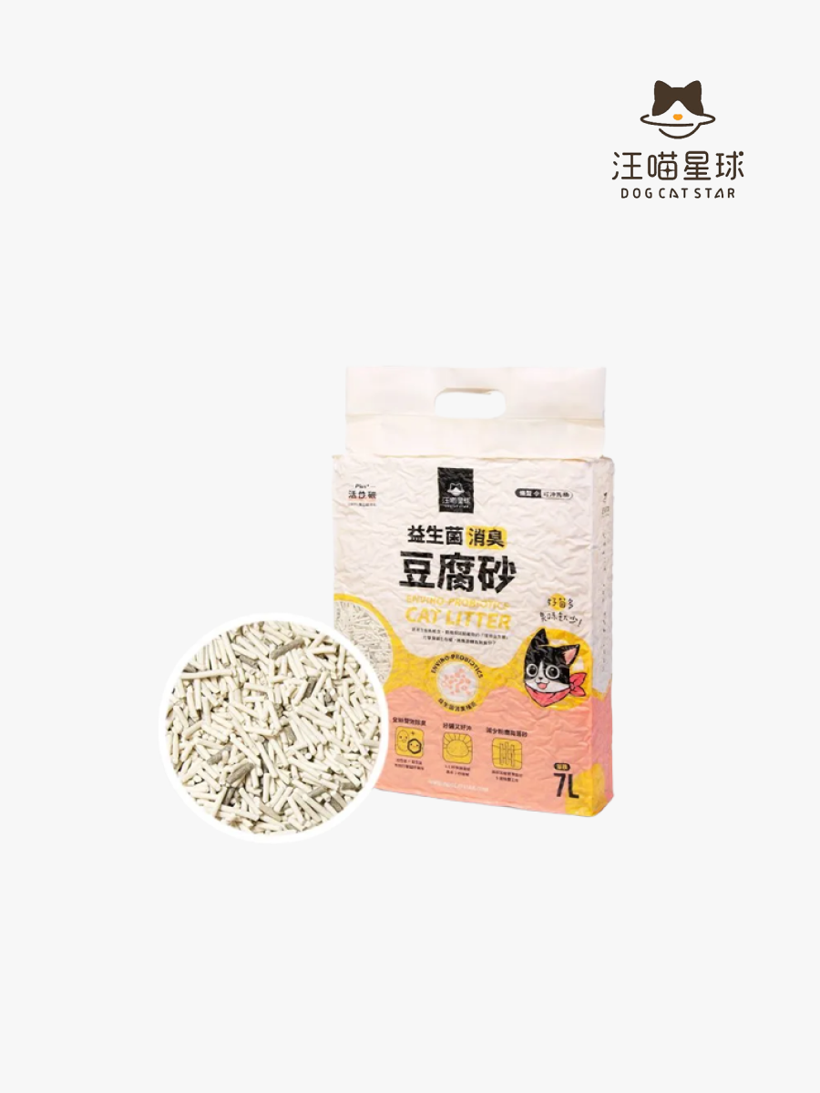 【汪喵星球】益生菌消臭豆腐砂｜條型 7L