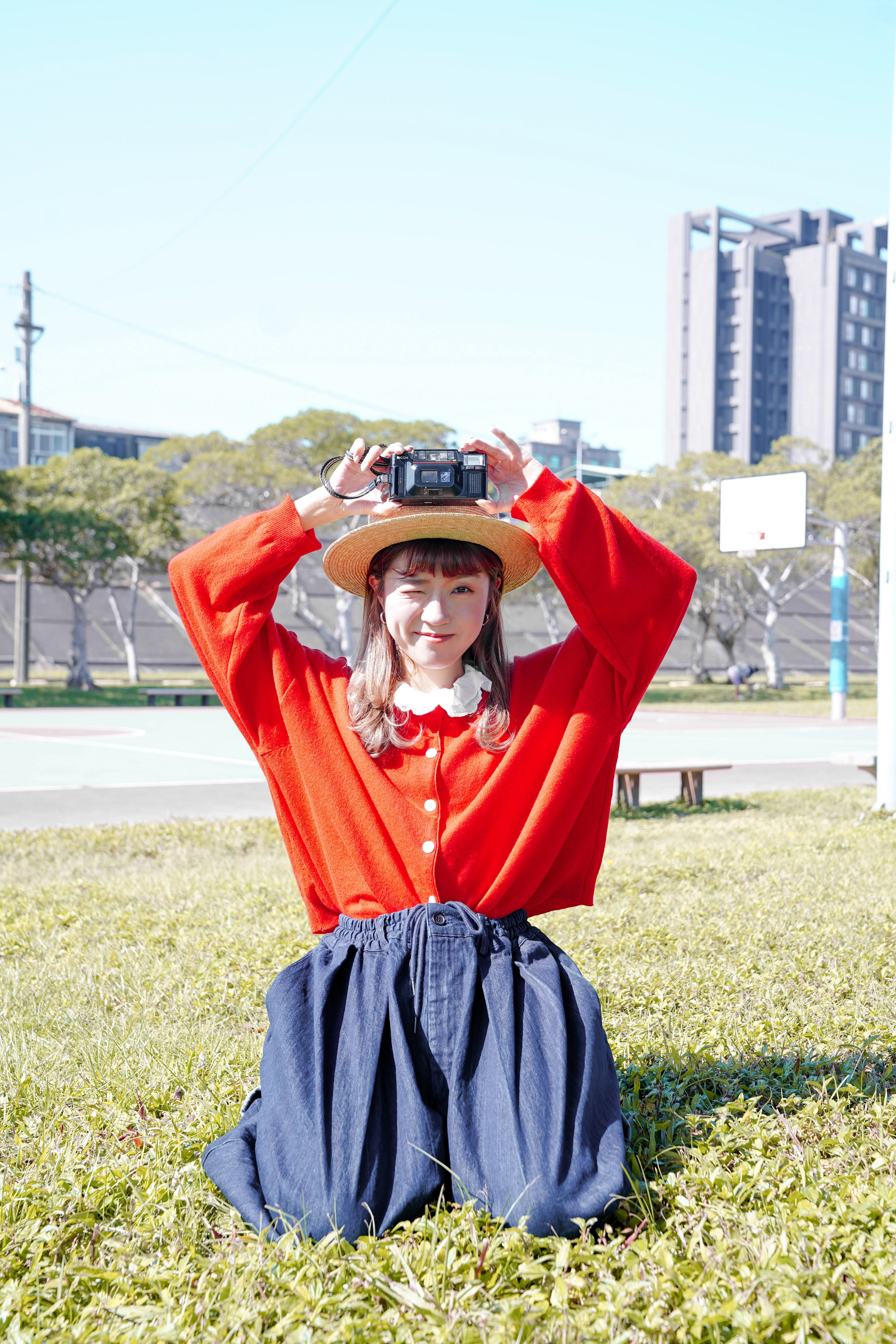 荷葉領打底背心