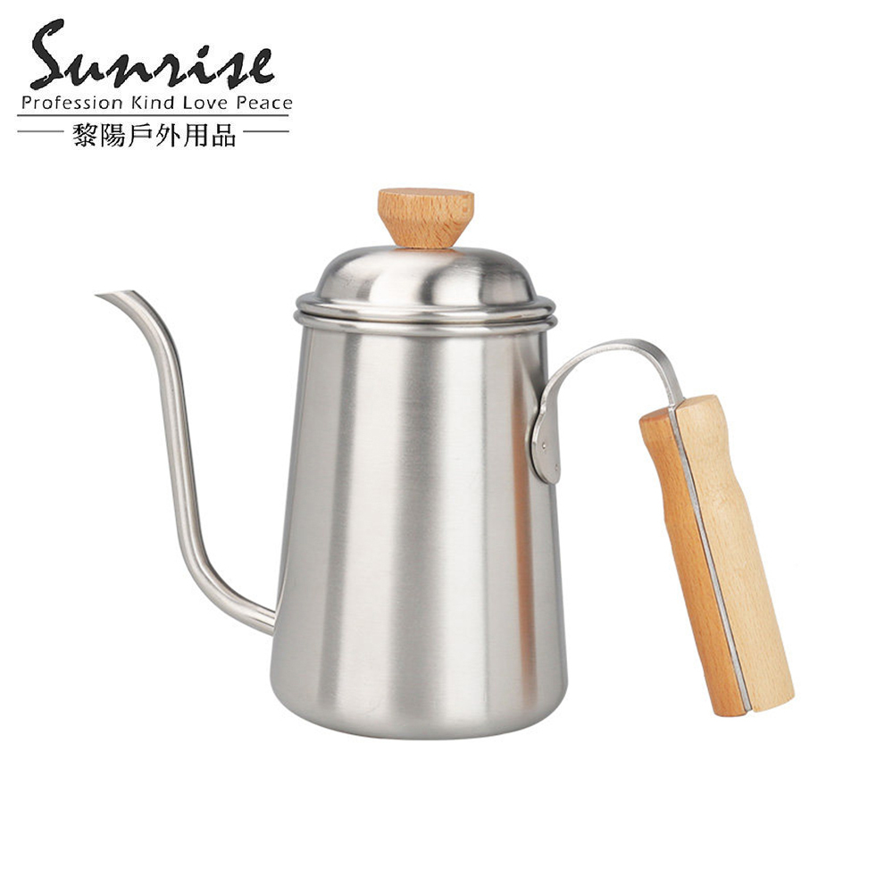 不鏽鋼長嘴手沖咖啡壺 好攜帶/登山露營/居家休閒 51CON304650