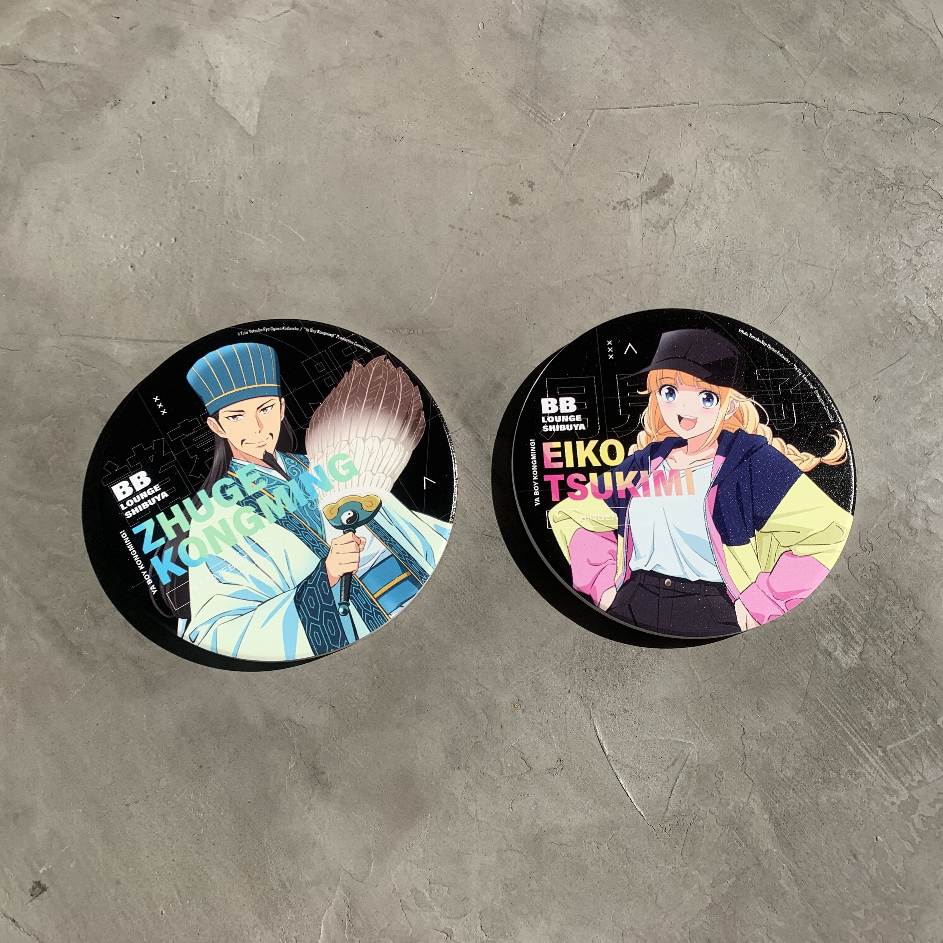 派對咖孔明-陶瓷杯墊-月見英子