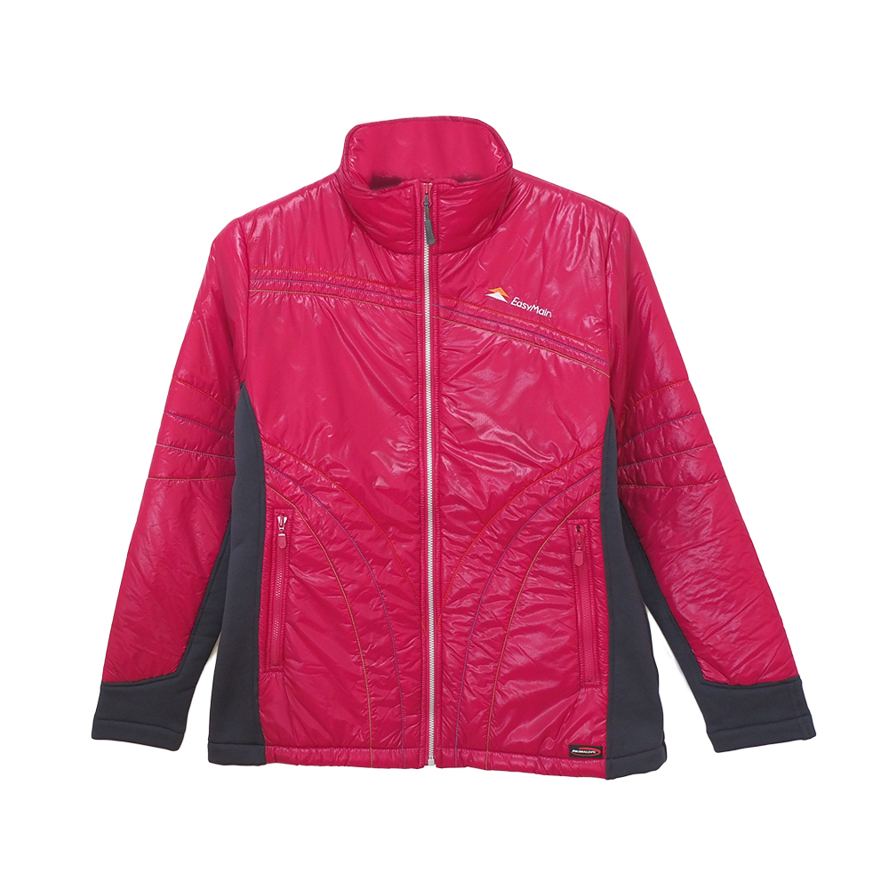 Easymain 衣力美 C1590 超輕美國保溫綿外套 女款 (紫) 輕量/立領 04EMC1590