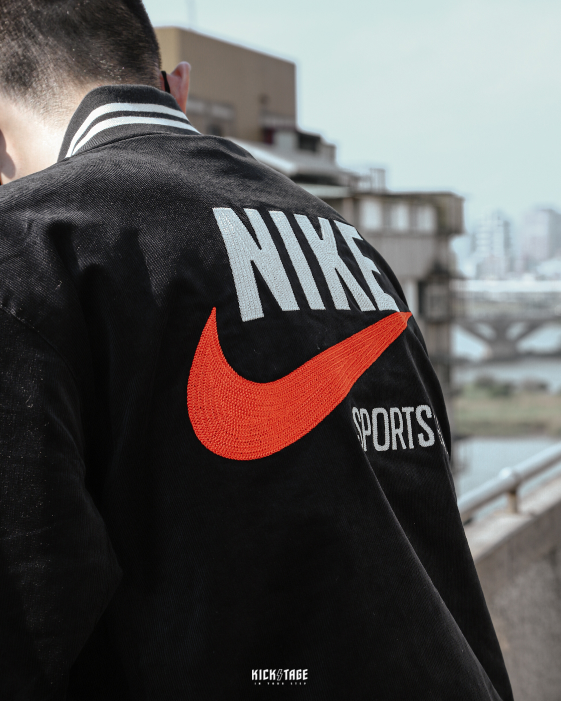 **特價商品售出不退換**NIKE NSW TREND Baseball jacket 黑色 綠色 燈芯絨 橘勾 刺繡LOGO 重磅 棒球外套【DV9998】NIKECorduroy