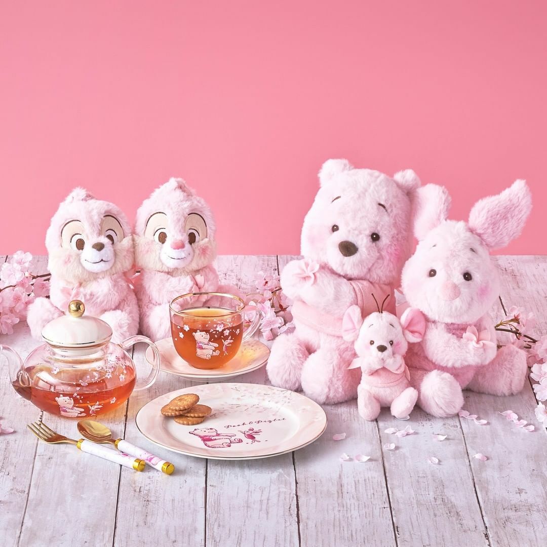 迪士尼限定🇯🇵 櫻花系列 小熊維尼 玩偶 娃娃 吊飾 公仔 / 現貨