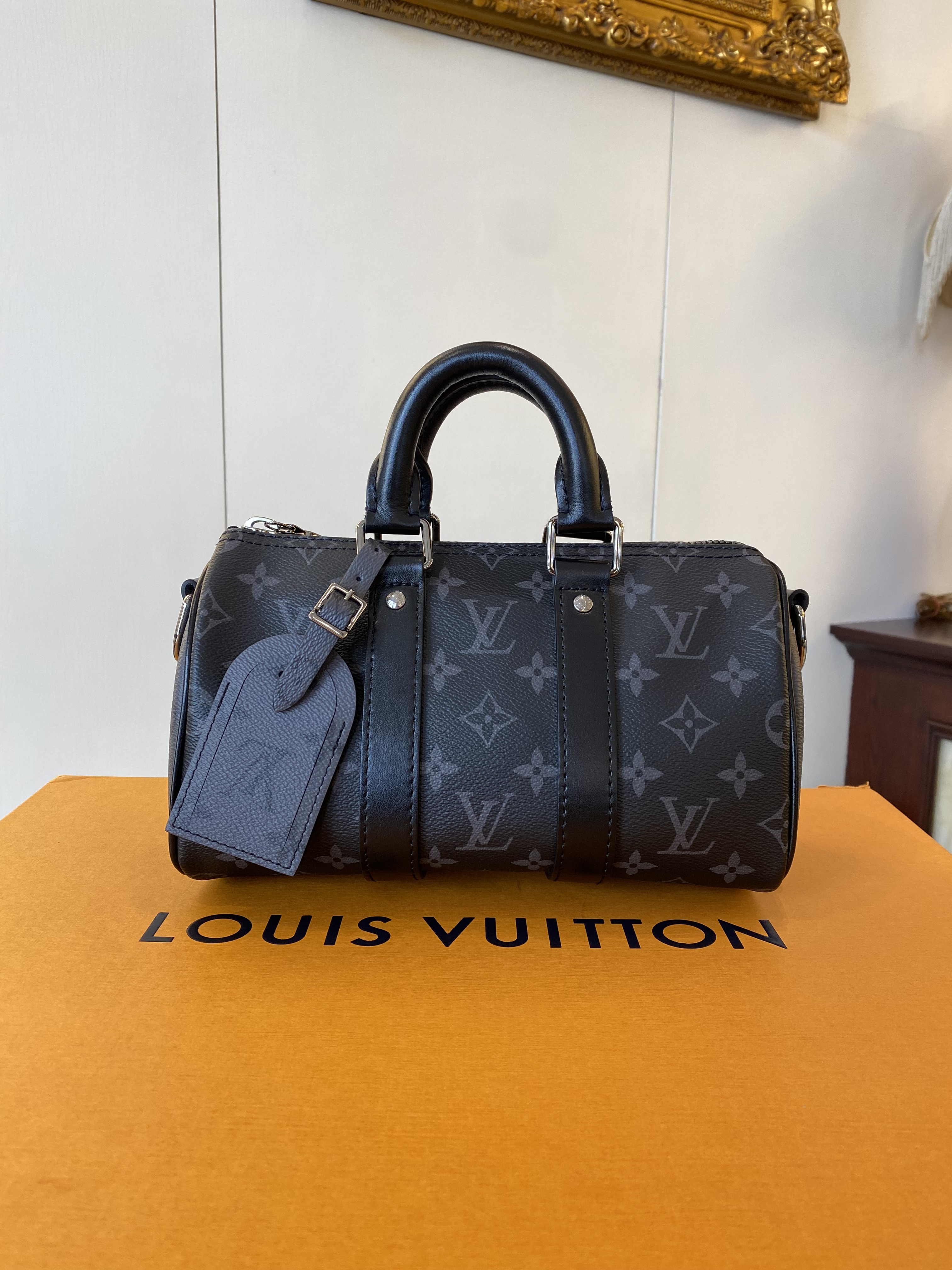 Louis Vuitton Keepall Bandouliere 25 M46271 Monogram Eclipse