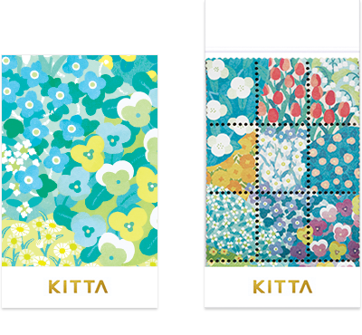 KITTA隨身攜帶和紙膠帶 SPECIAL 花園 - Hitotoki / KING JIM 日本