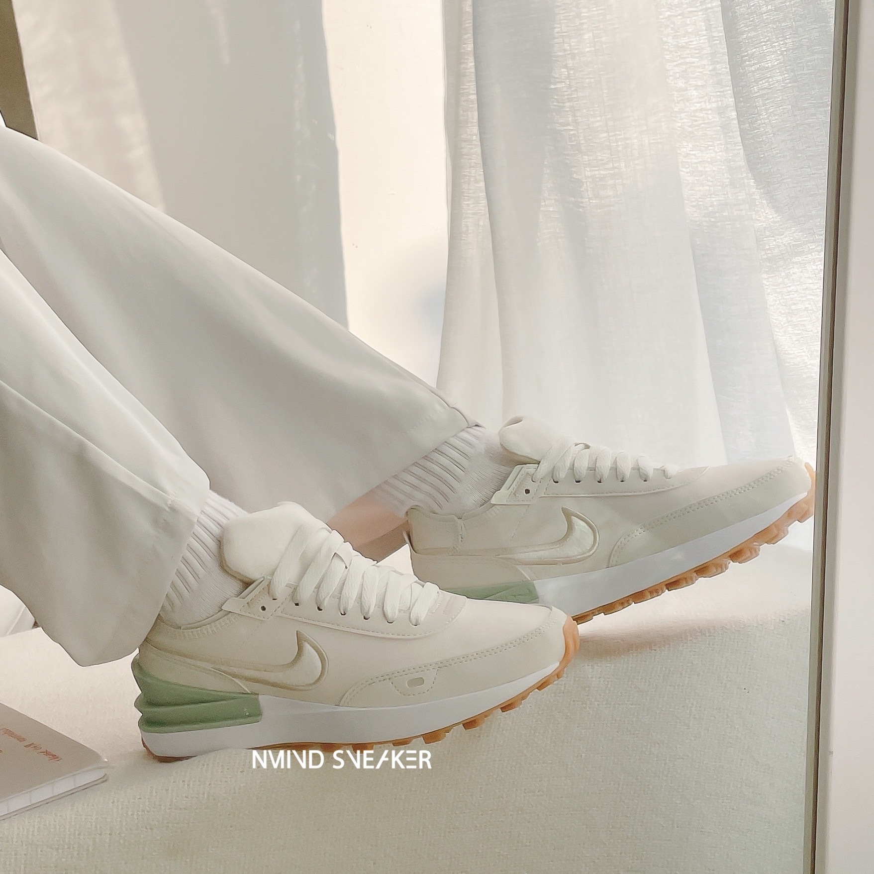 Nike Waffel One 小sacai 蜂蜜薄荷 (DR9502001)