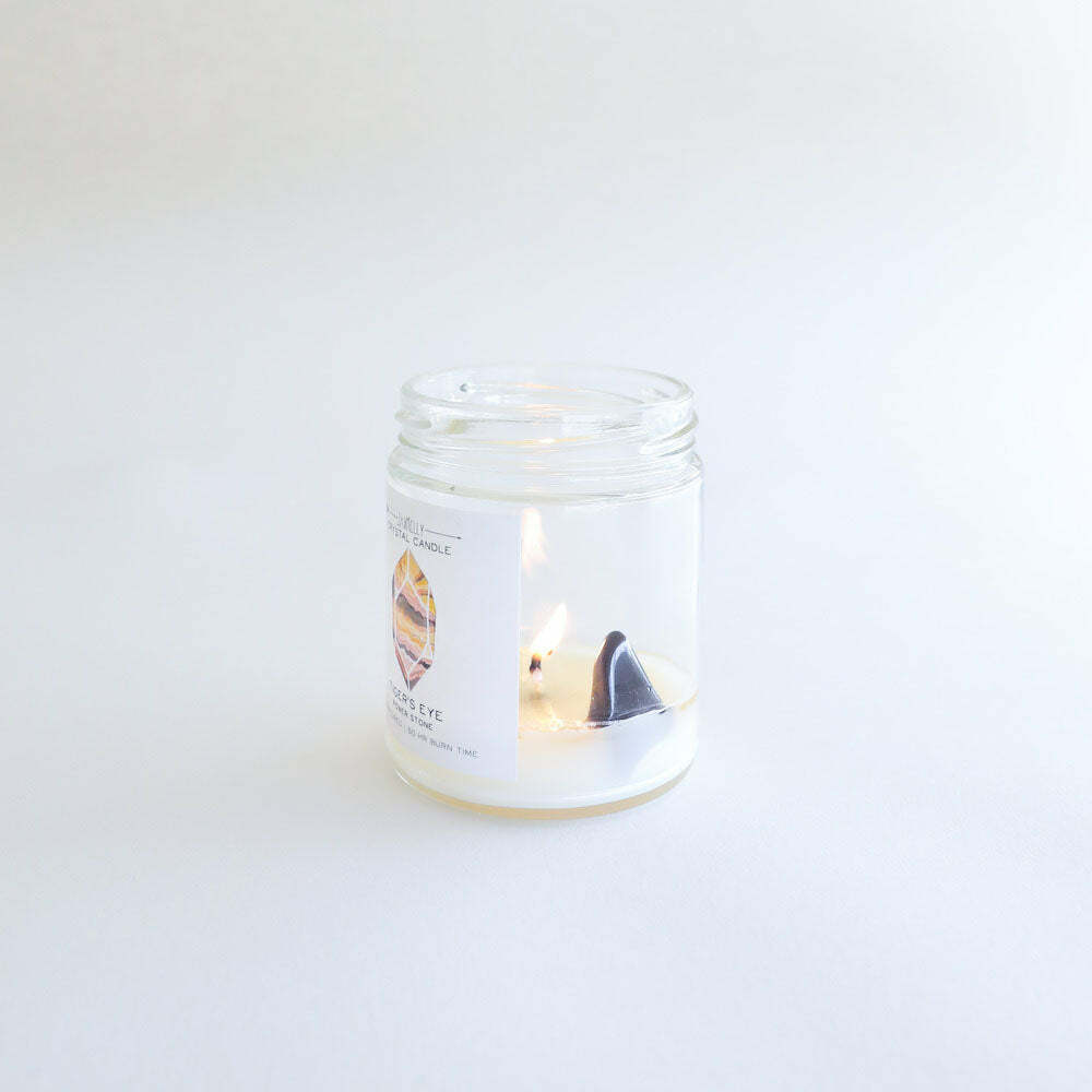 Power 虎眼石 (橡木苔、琥珀) 香氛蠟燭 - JaxKelly