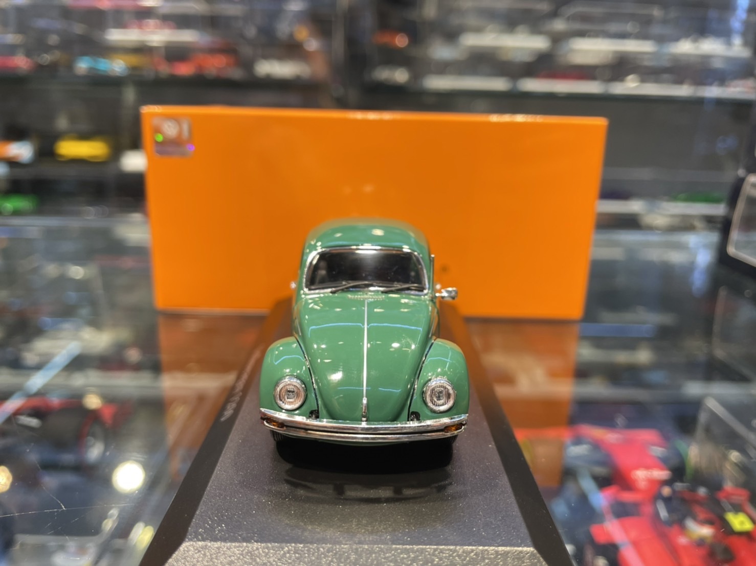 Minichamps 1:43 Volkswagen Coccinelle 1200L - Verte 1983 - Neuve Sous Blister