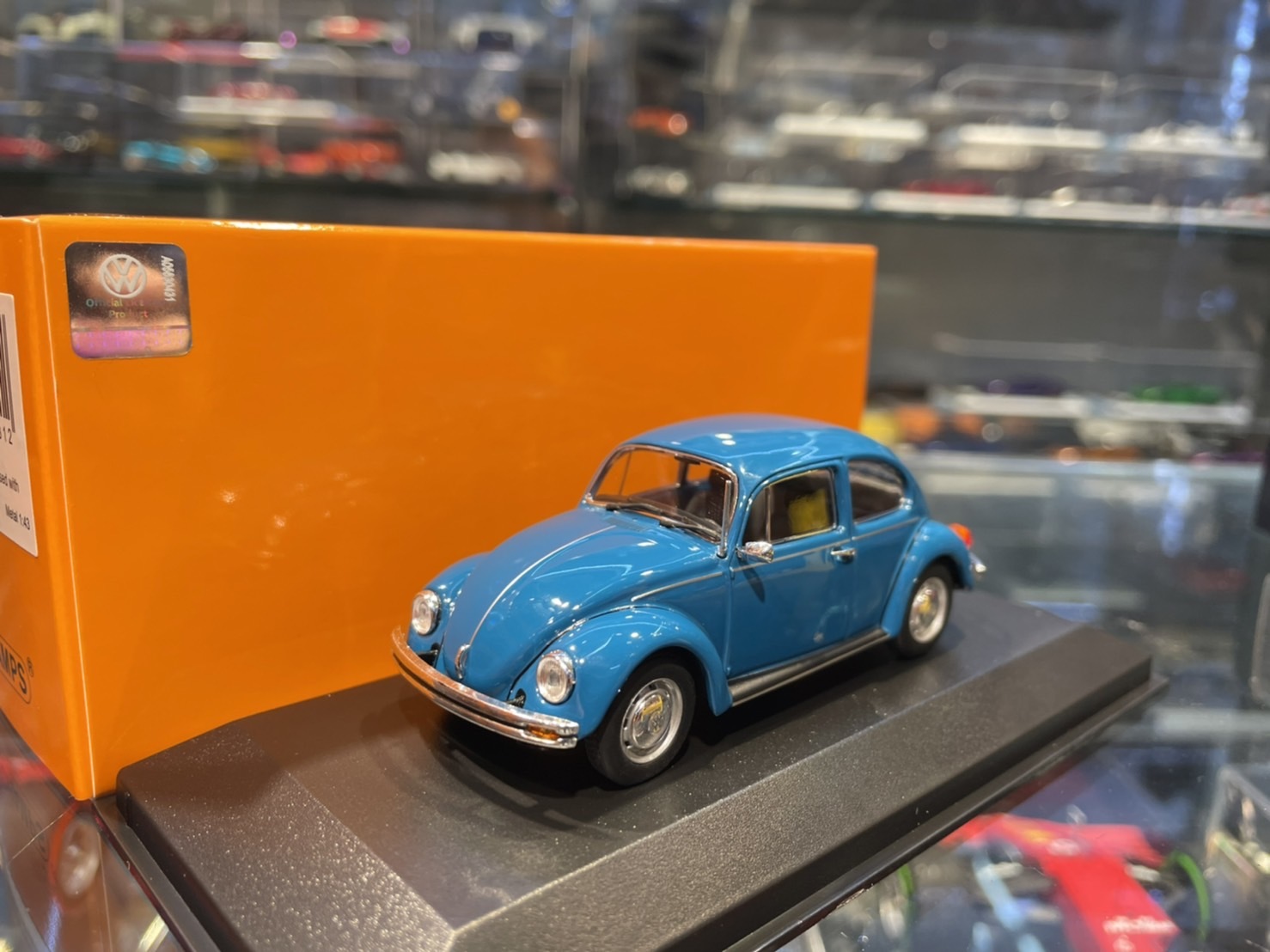 Minichamps 1:43 Volkswagen Coccinelle 1200L - Verte 1983 - Neuve Sous Blister