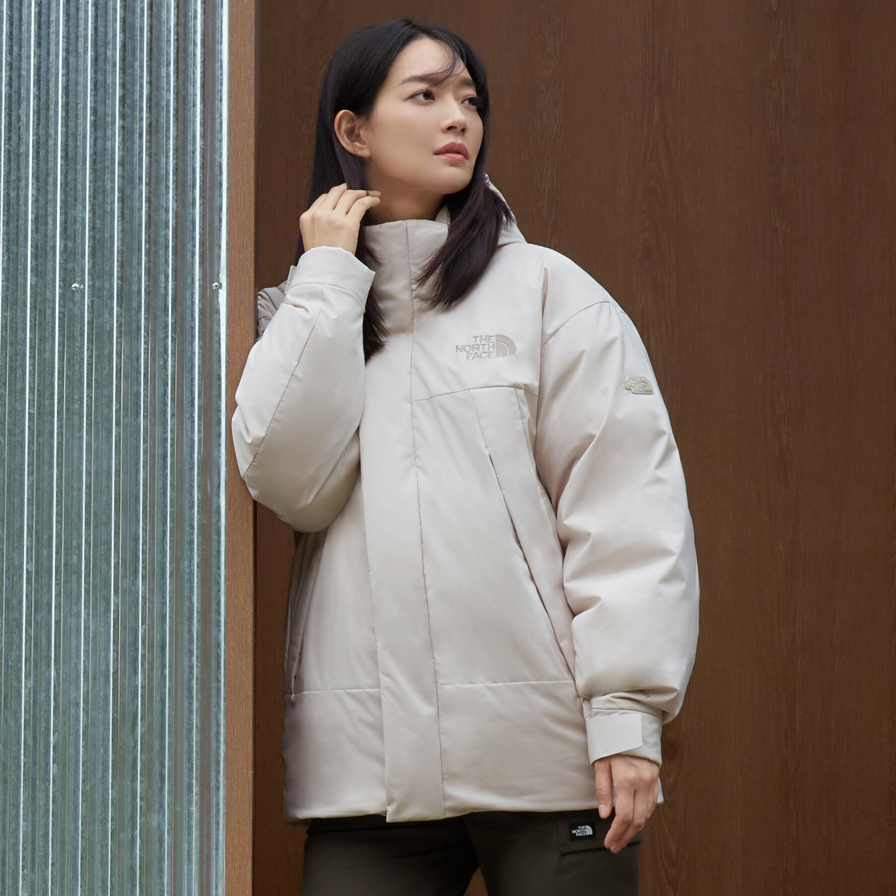 韓國The North Face AIR HEAT DOWN JACKET SAND_SHELL