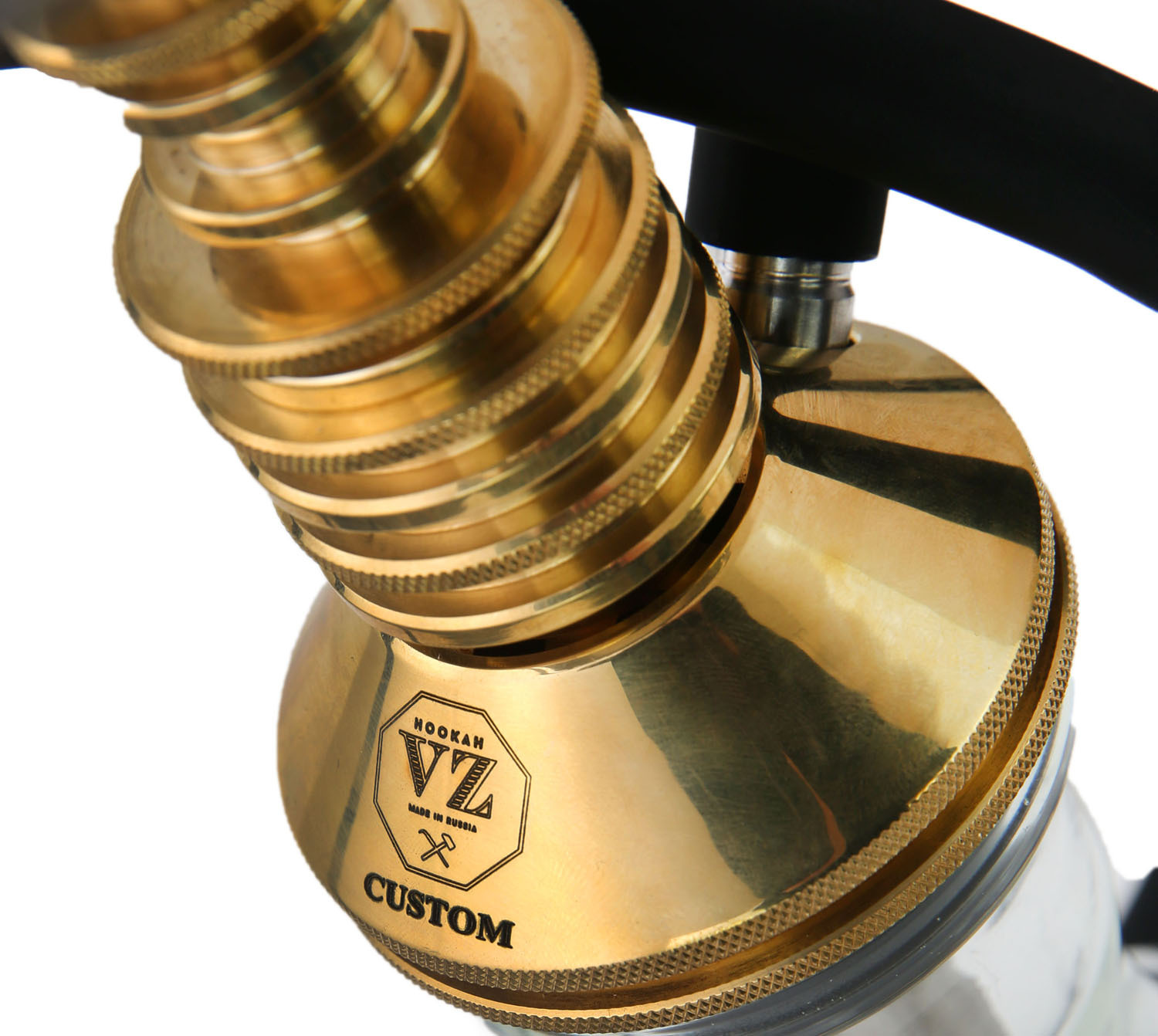 VZ Hookah Custom Mini Brass Shisha