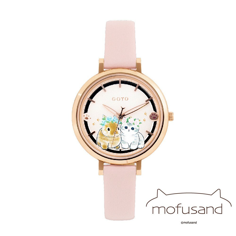 【GOTO】貓福珊迪聯名錶款-花圈兔兔  GL3102L-48-1R1  36mm 現代鐘錶