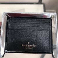 [S] KATE SPADE K9261 TINSEL GLITTER FABRIC BOXED SM,BLACK, K9261-001 (SKS427)