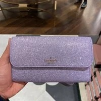 [S] KATE SPADE K9255 TINSEL GLITTER FABRIC BOXED ME,LILAC FROS, K9255-500 (SKS430)