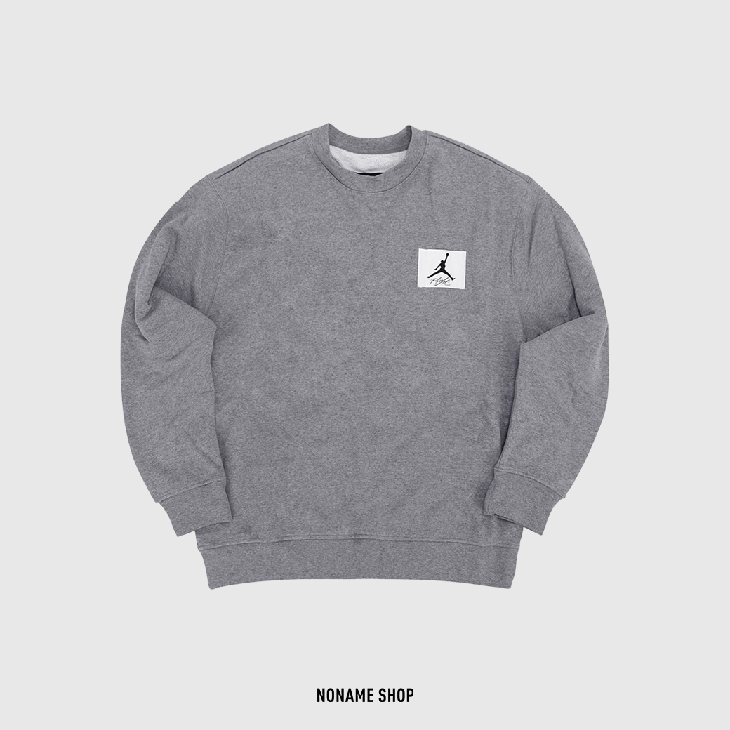 NIKE JORDAN CREW 大學T 灰 (男款)