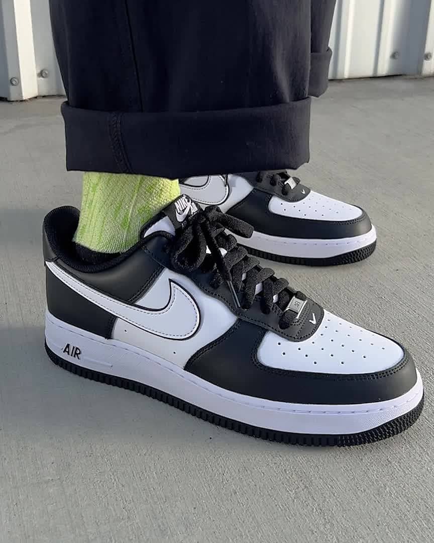 【現貨】NIKE AIR FORCE 1 LOW 黑白 熊貓-MEN