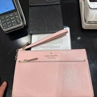 [S] KATE SPADE K6138 STACI SAFFIANO LEATHER MEDIUM,CHALK PINK, 196021076657 (SKS448)