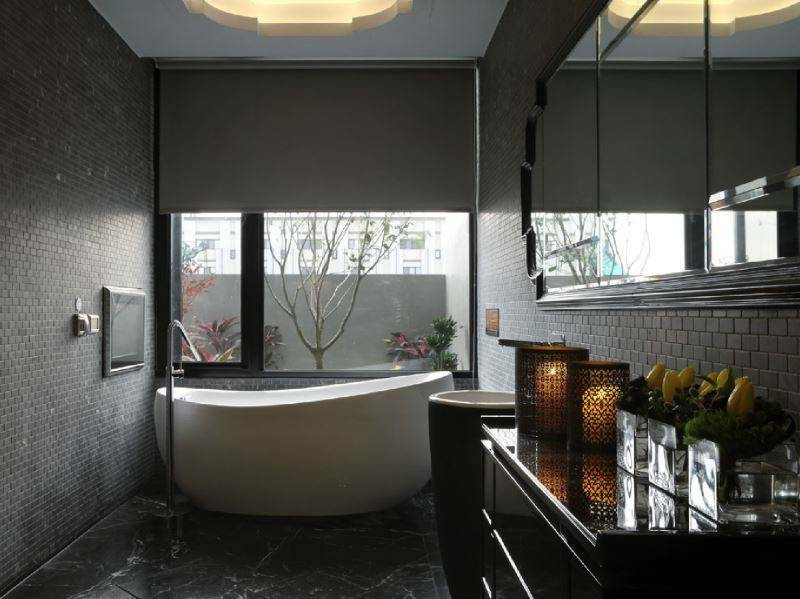 台中雲平精品旅館商務客房 浴缸