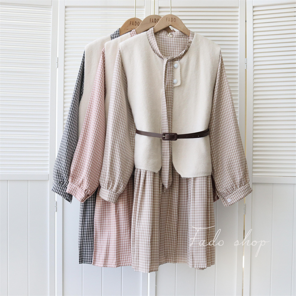 🏷️ SALE ! 折扣商品 /  附皮帶背心洋裝組 979A007 三色