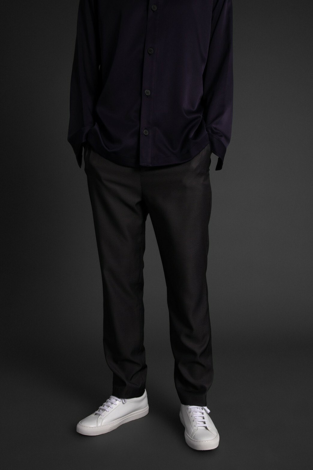 RE VER'S 無敵版型 質感 直筒西裝長褲 環保材質yarn PANTS