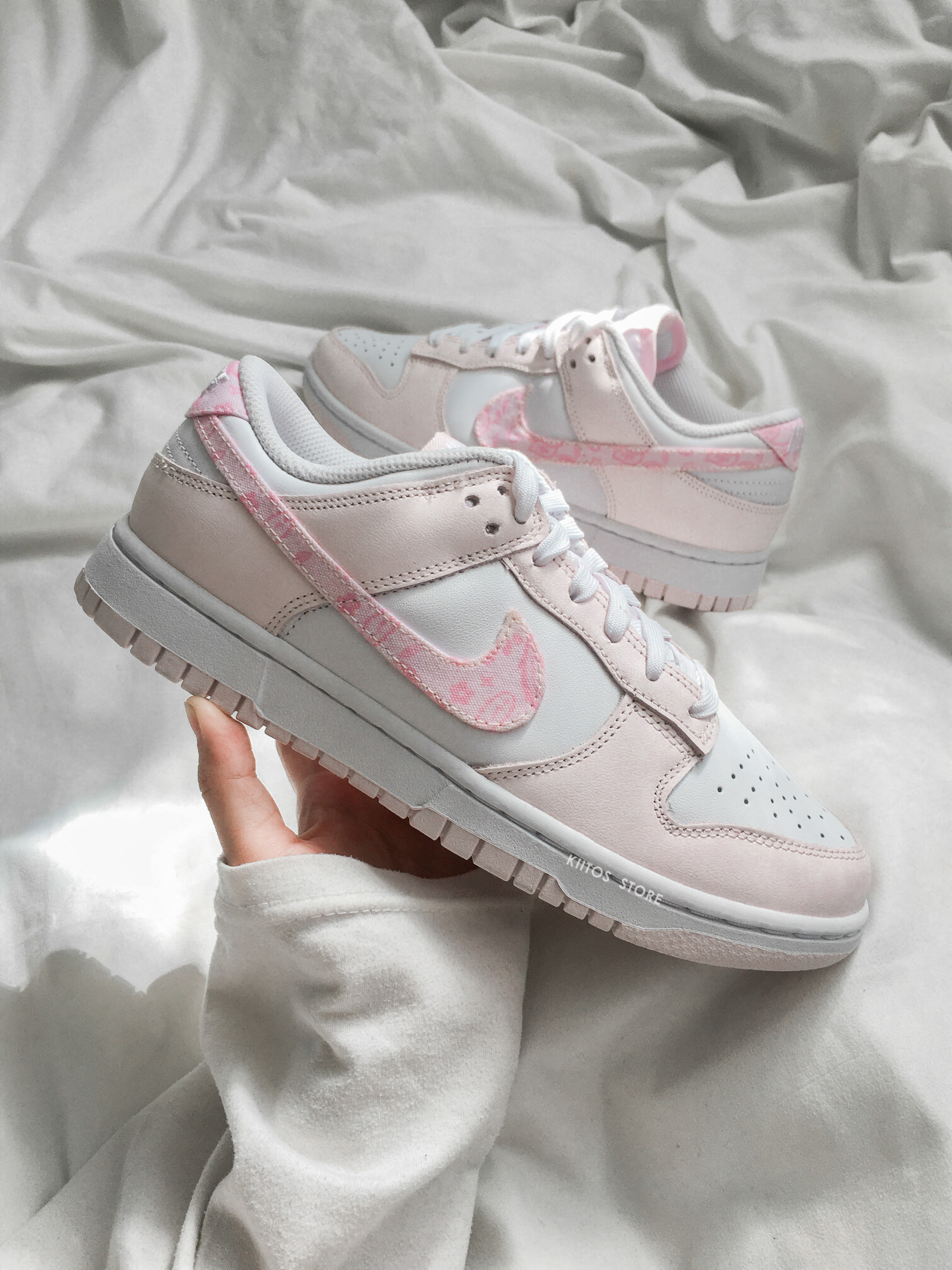 【預購】Nike Dunk Low 櫻花粉 變形蟲 腰果花 FD1449-100