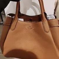 [S] KATE SPADE K8134 PEBBLED LEATHER DUMPLING LARGE SATCHEL,WARM GINGERBREAD, 196021120640 (SKS456)