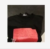 [S] ARMANI EXCHANGE LETTERING LOGO PRINT SWEATSHIRT,BLACK, 6LYM55YJ3NZ-1200 (SAX93)