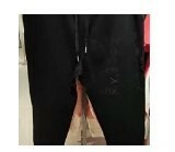 [S] ARMANI EXCHANGE ORGANIC COTTON PLEATED JERSEY SWEATPANTS,BLACK, 6LYP96YJCCZ-1200 (SAX105)