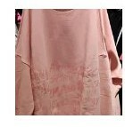 [S] ARMANI EXCHANGE UNCOVERED SHOULDER LETTERING LOGO FRONT SWEATSHIRT,LIGHT PINK, 6LYM26YJCCZ-14AH [FINAL SALE] (SAX111)