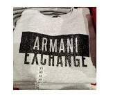 [S] ARMANI EXCHANGE GLITTER LOGO SWEATSHIRT,GREY, 7VYM86YJE5Z-3911 (SAX120)
