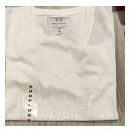 [S] ARMANI EXCHANGE SIGNATURE PRINT LOGO V-NECK T-SHIRT,WHITE, 6LYT05YJ8QZ-1000 (SAX122)