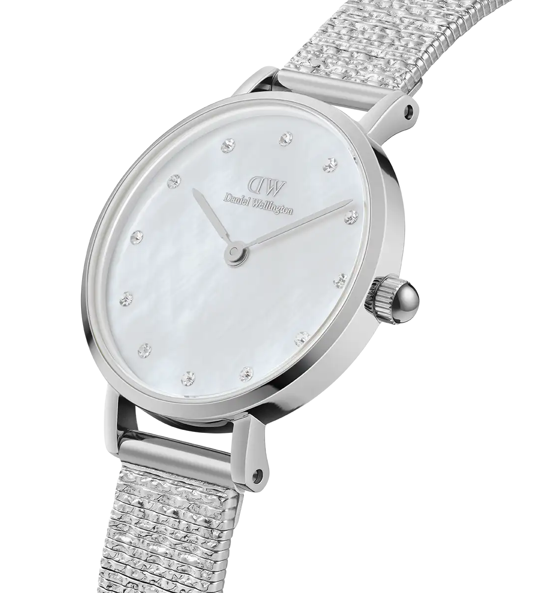 萬年鐘錶 - DW - Daniel Wellington   經典款米蘭錶帶女錶   PETITE LUMINE PRESSED PIANO 系列  DW00100592  錶徑 : 28mm