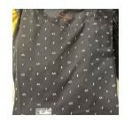 [S] ARMANI EXCHANGE ALL OVER AX LOGO PRINT SHORT SLEEVE T-SHIRT,BLACK, 7VZTFRZJH4Z-7216 (SAX130)