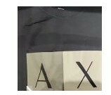 [S] ARMANI EXCHANGE PATCH LOGO COTTON SLIM FIT SHORT SLEEVE T-SHIRT,NAVY, 7VZTCCZJ8UZ-1510, FINAL SALE (SAX135)