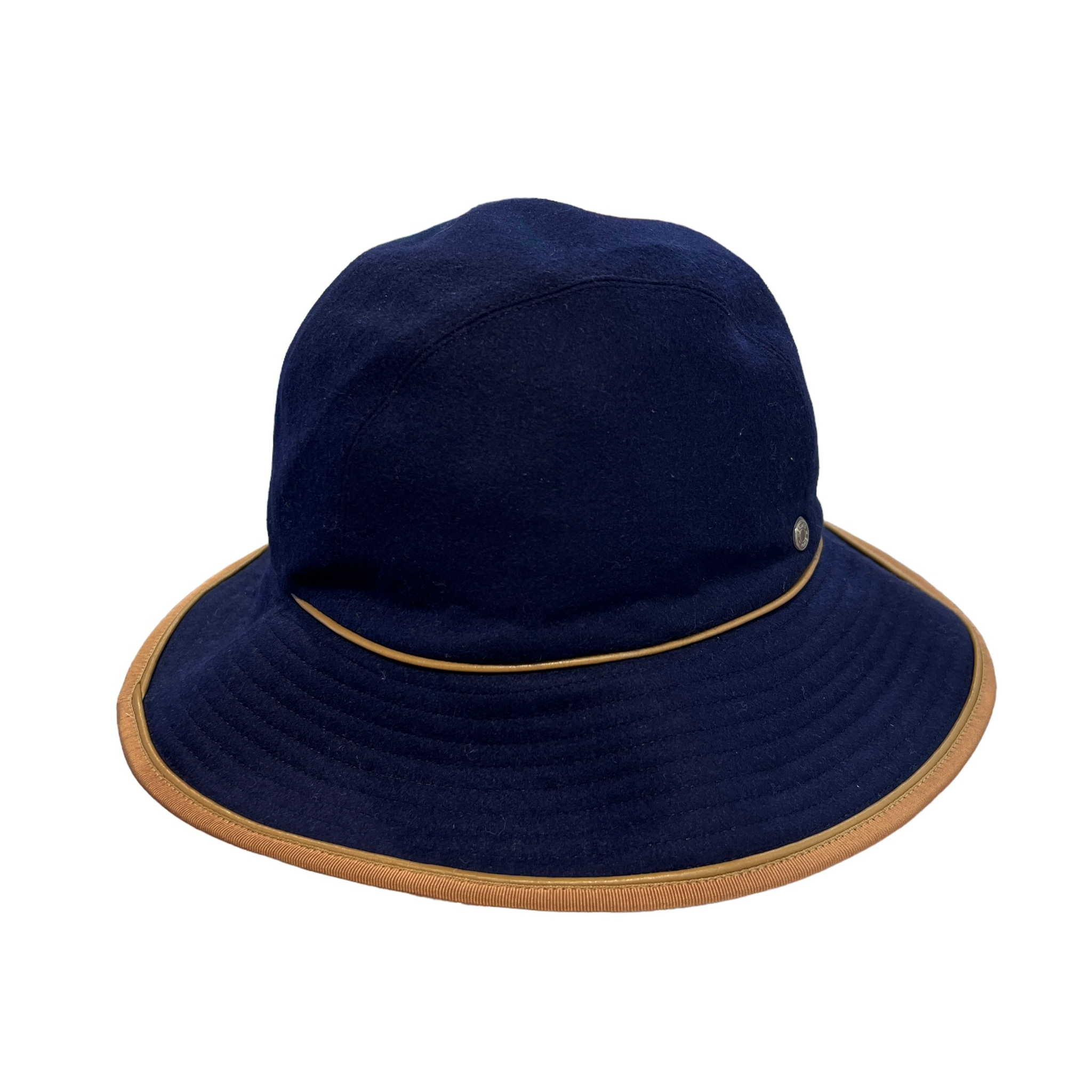 本月特價~~全新HERMES 漁夫帽 深藍色羊絨56碼 192002N #BRAND NEW #香榭站正品