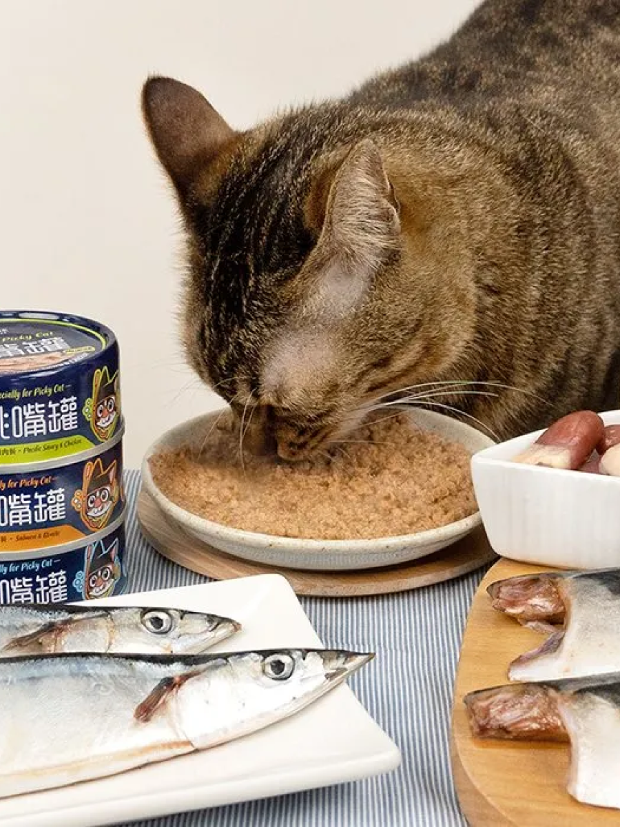 【汪喵星球】挑嘴貓無膠主食罐｜秋刀魚雞肉