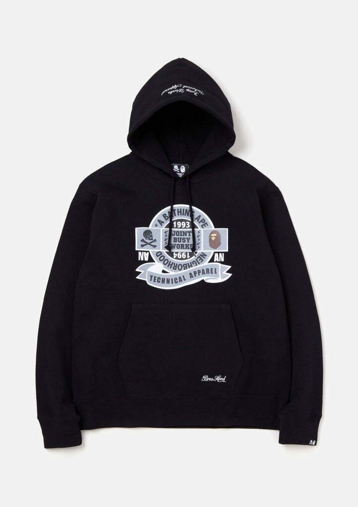 2023SS NEIGHBORHOOD BAPE NBHD RELAXED APE 寬版 帽T LOGO 標誌 現貨