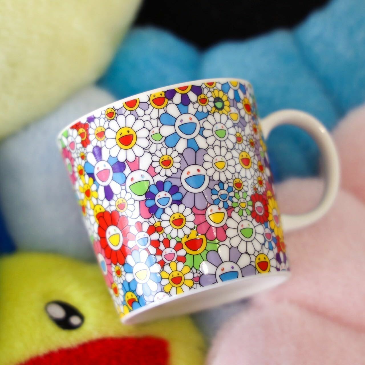 KaiKai KiKi Flower Mug 村上隆小花馬克杯太陽花裝飾居家擺飾現貨